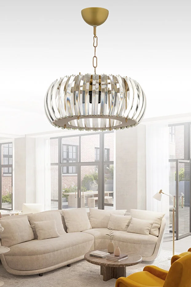 Venüs 22 Cm Kristal Taşlı Avize